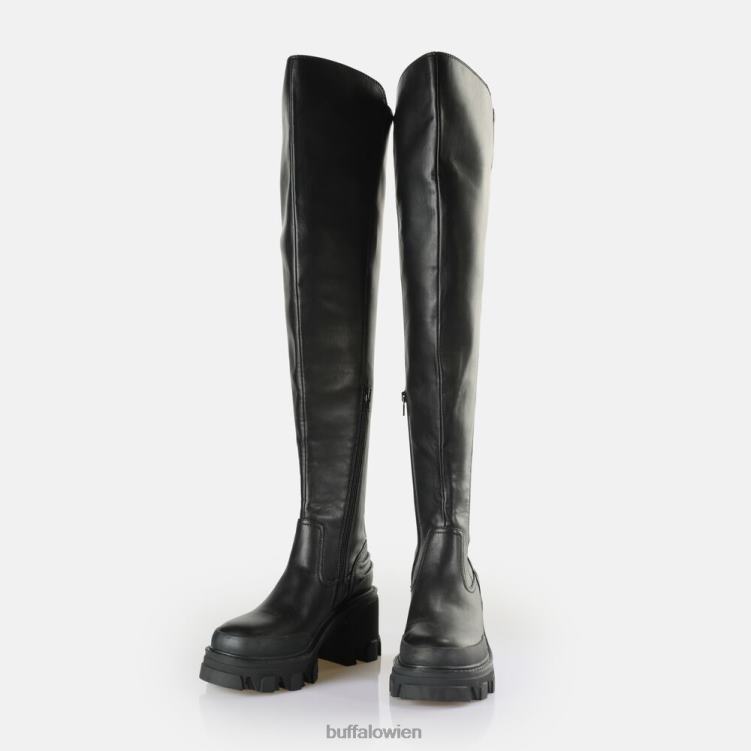 bei Buffalo Aufruhr wegen Boot Vegan Schwarz 0FX48563 |Stiefel