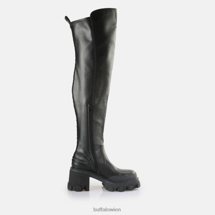 bei Buffalo Aufruhr wegen Boot Vegan Schwarz 0FX48563 |Stiefel