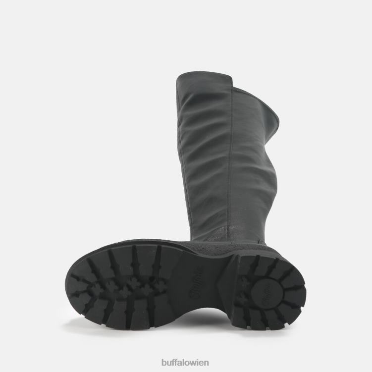 bei Buffalo Sofia Boot flach vegan Schwarz 0FX48805 |Stiefel