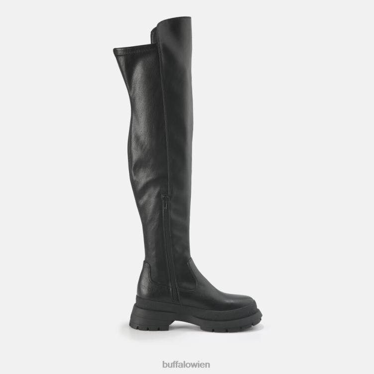 bei Buffalo Sofia Boot flach vegan Schwarz 0FX48805 |Stiefel