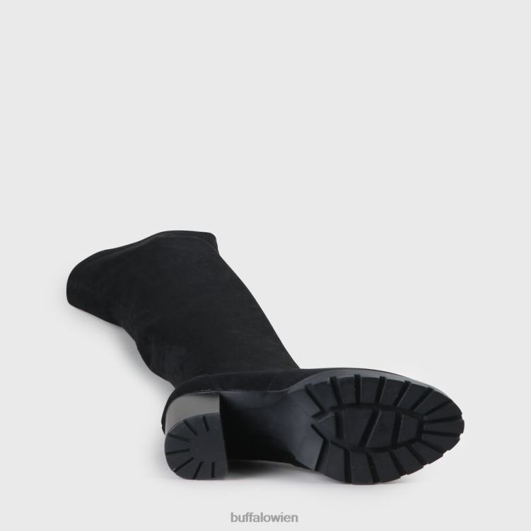 bei Buffalo madyson Overknee vegan Schwarz 0FX48560 |Stiefel