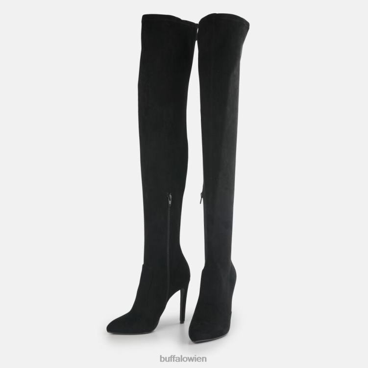 bei Buffalo marjorie2 Overknee-Vegan Schwarz 0FX48869 |Stiefel