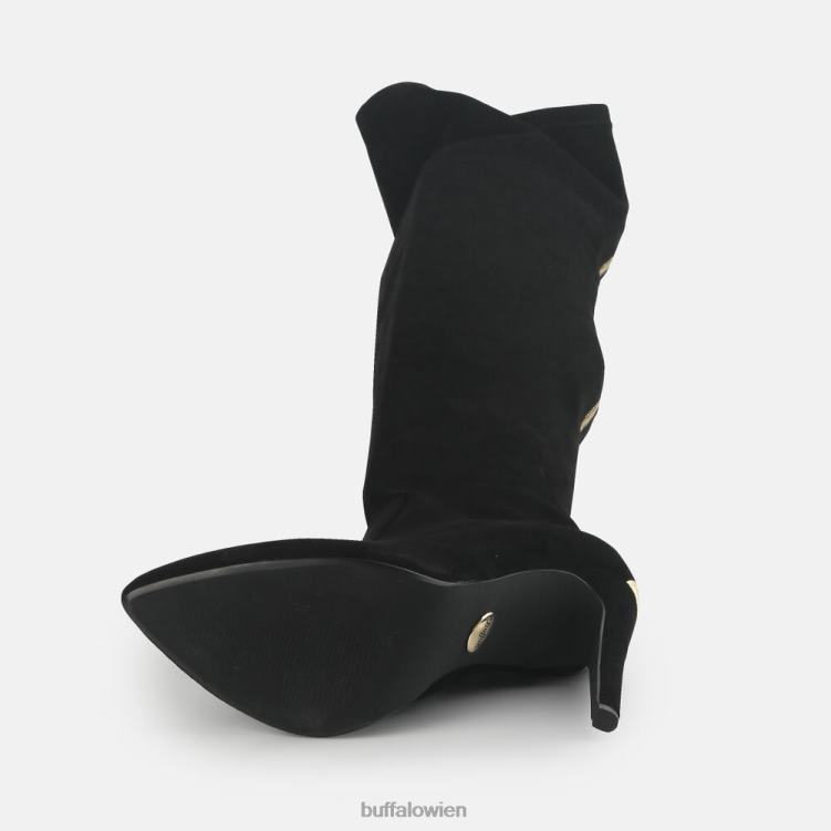 bei Buffalo marjorie2 Overknee-Vegan Schwarz 0FX48869 |Stiefel