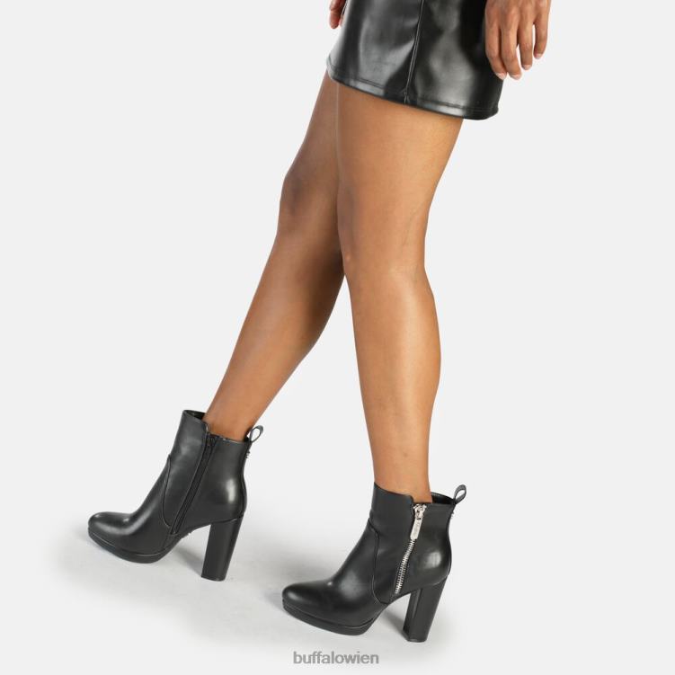 bei Buffalo Amy Zip Stiefeletten vegan Schwarz 0FX48740 |Stiefel
