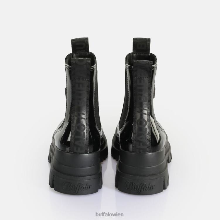 bei Buffalo Aspha Chelsea Mid Ankle Boot vegan Schwarz 0FX48479 |Stiefel