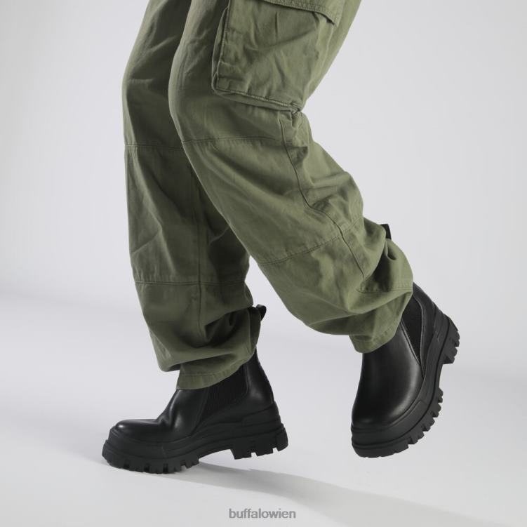 bei Buffalo Aspha Chelsea Mid Ankle Boot vegan Schwarz 0FX48481 |Stiefel