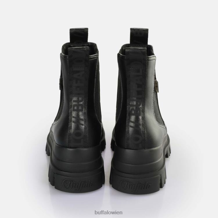 bei Buffalo Aspha Chelsea Mid Ankle Boot vegan Schwarz 0FX48481 |Stiefel