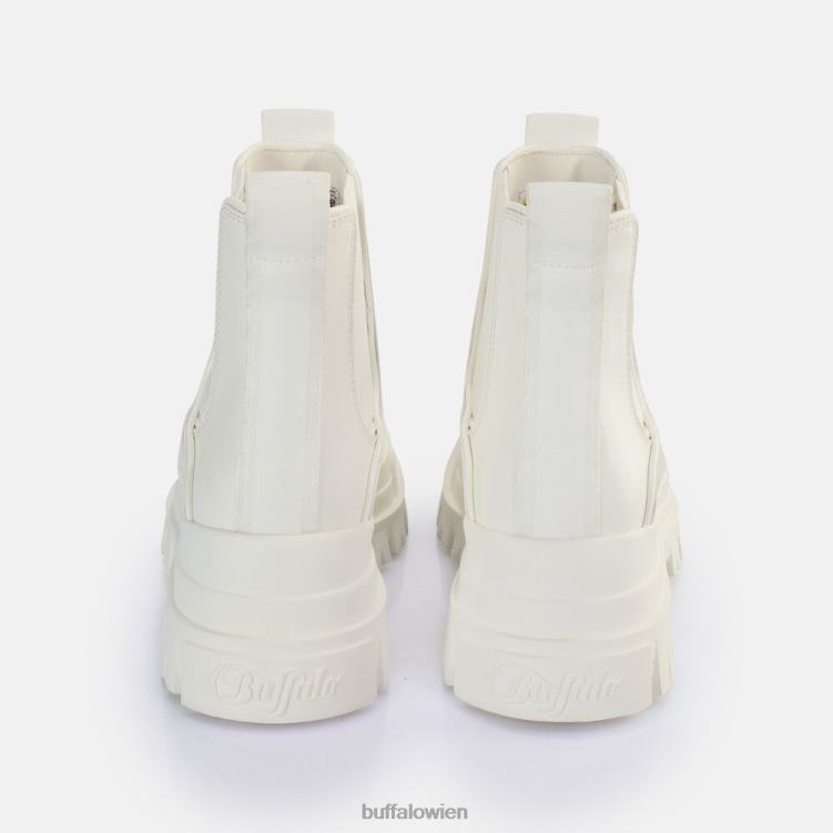 bei Buffalo Aspha Chelsea-Stiefelette vegan Weiss 0FX48365 |Stiefel