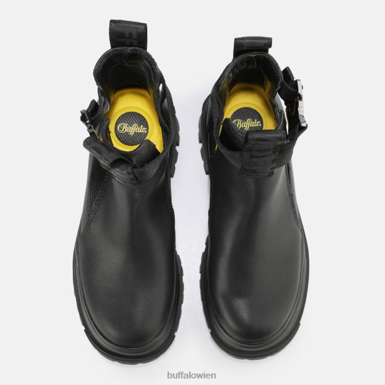 bei Buffalo Aspha Coa Bootie vegan Schwarz 0FX48713 |Stiefel