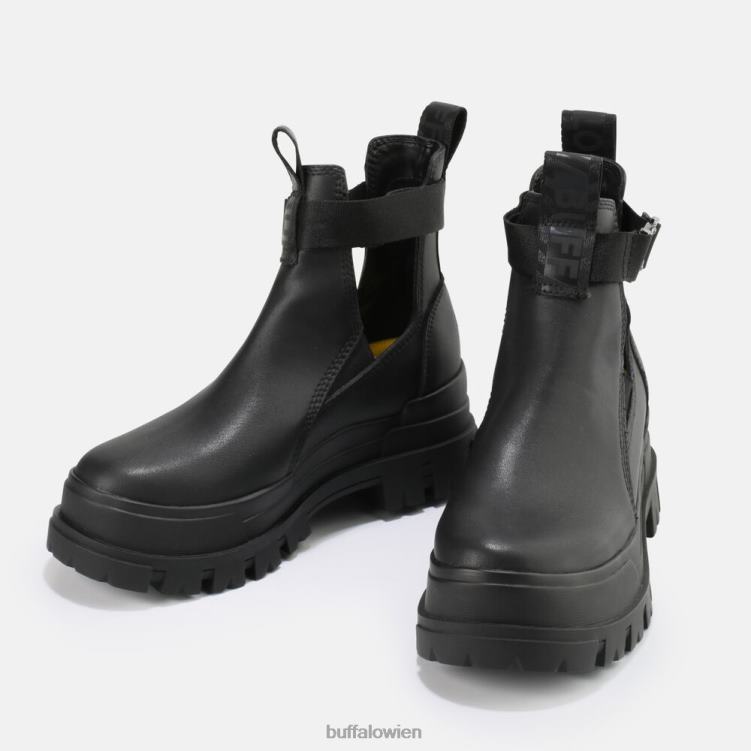 bei Buffalo Aspha Coa Bootie vegan Schwarz 0FX48713 |Stiefel