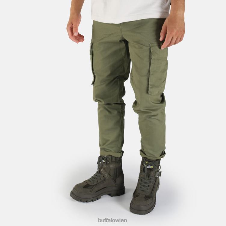 bei Buffalo Aspha Com1 Laceup Mid vegane Stiefeletten khaki 0FX48582 |Stiefel