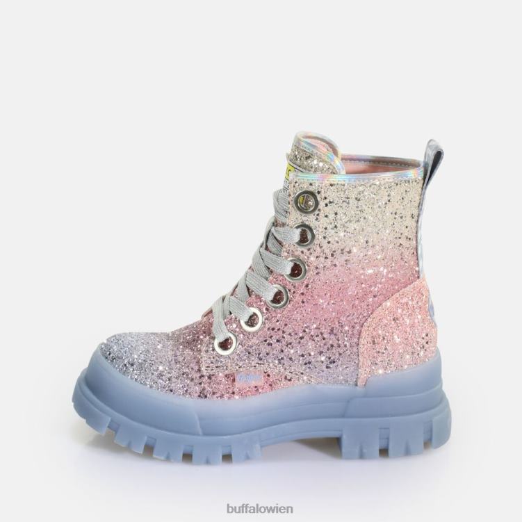 bei Buffalo Aspha Laceup Hi Ankle Boot vegan Meerjungfrau lila 0FX48434 |Stiefel