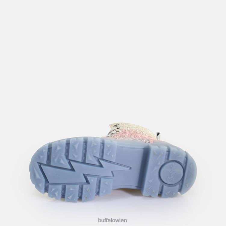 bei Buffalo Aspha Laceup Hi Ankle Boot vegan Meerjungfrau lila 0FX48434 |Stiefel