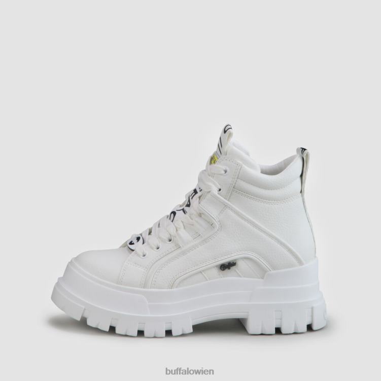 bei Buffalo Aspha NC Mid Bootie Flat vegan Weiss 0FX48199 |Stiefel