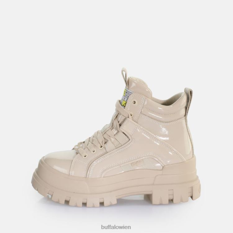 bei Buffalo Aspha NC Mid Schnürstiefelette vegan Creme 0FX48587 |Stiefel