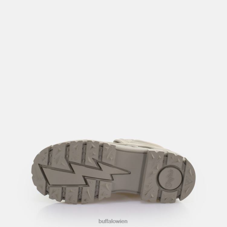 bei Buffalo Aspha NC Mid Schnürstiefelette vegan hellgrau 0FX48630 |Stiefel