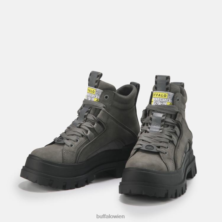 bei Buffalo Aspha NC vegane mittelhohe Stiefeletten grau 0FX48693 |Stiefel