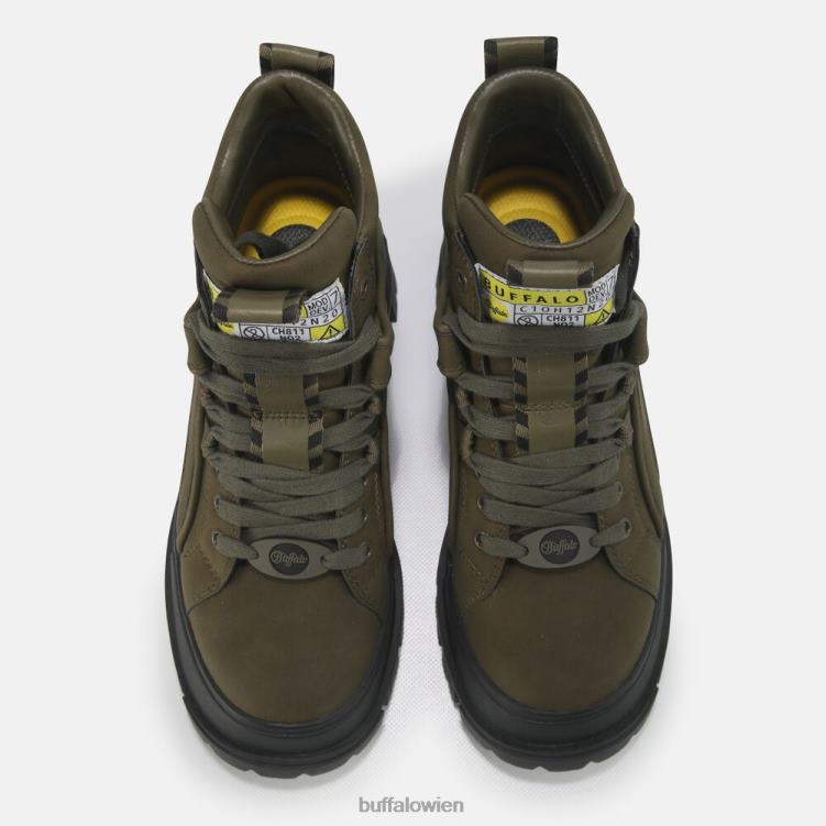 bei Buffalo Aspha NC vegane mittelhohe Stiefeletten khaki 0FX48453 |Stiefel