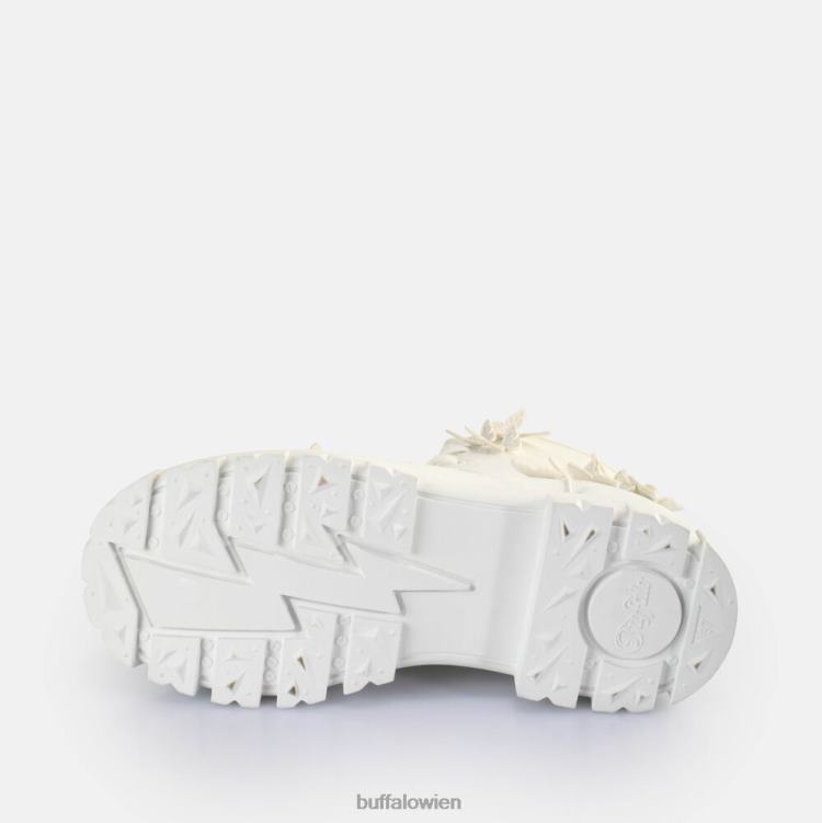 bei Buffalo Aspha Rld Butterflys Stiefeletten vegan Weiss 0FX48271 |Stiefel