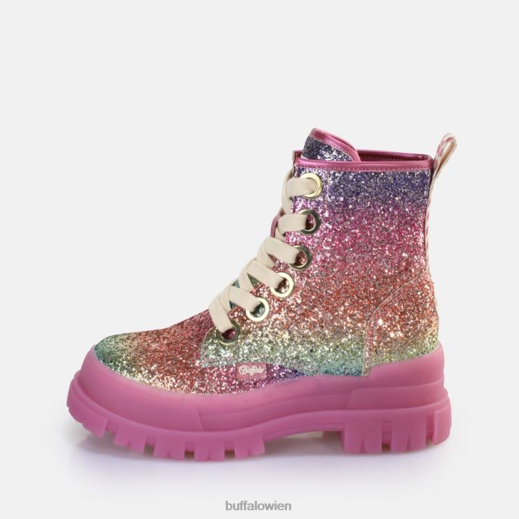 bei Buffalo Aspha Schnür-Hi-Stiefelette vegan Fuchsie 0FX48373 |Stiefel