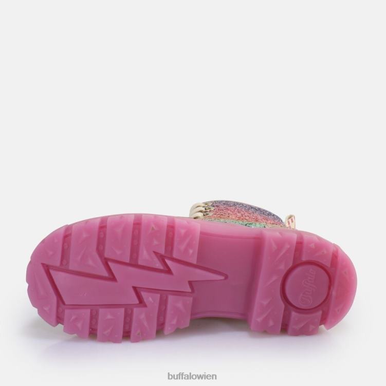 bei Buffalo Aspha Schnür-Hi-Stiefelette vegan Fuchsie 0FX48373 |Stiefel