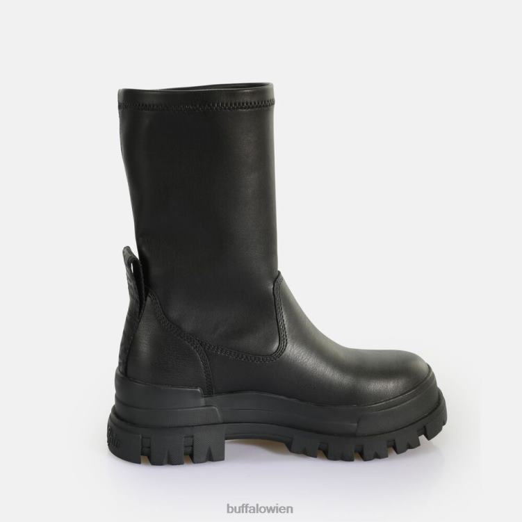 bei Buffalo Aspha Sockboot Mid Stiefeletten vegan Schwarz 0FX48808 |Stiefel