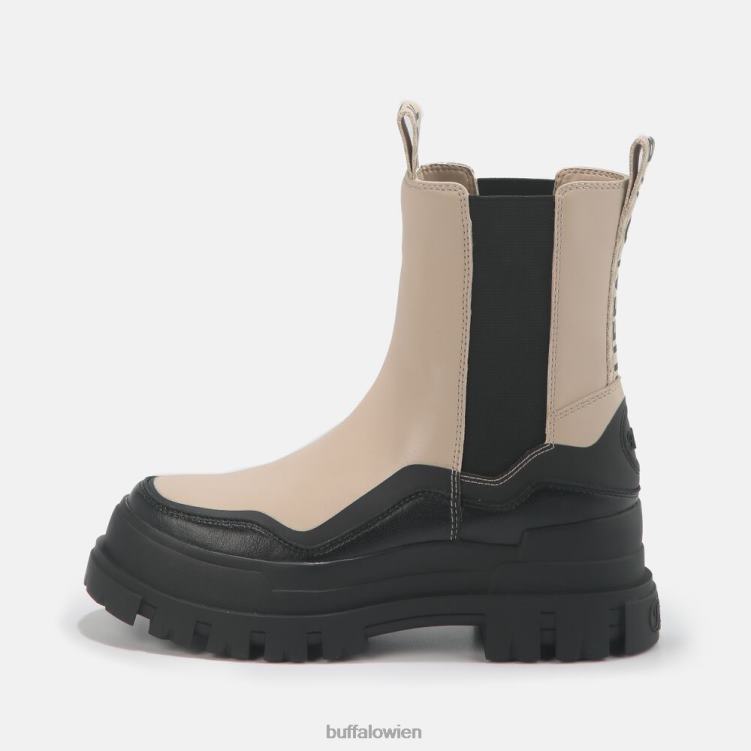 bei Buffalo Aspha Wave-Stiefelette vegan Creme 0FX48812 |Stiefel