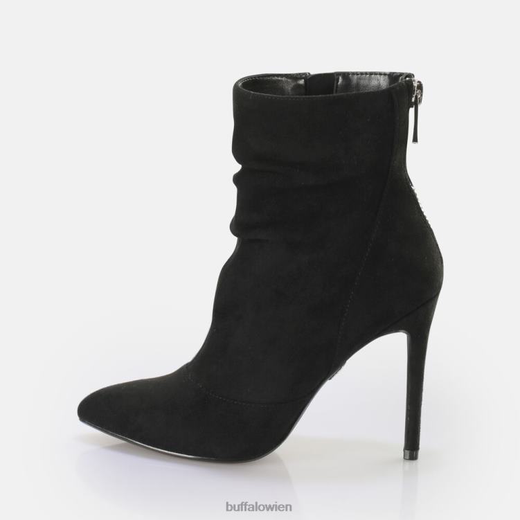 bei Buffalo Juliet Zip Ankleboot Stiefeletten vegan Schwarz 0FX48827 |Stiefel