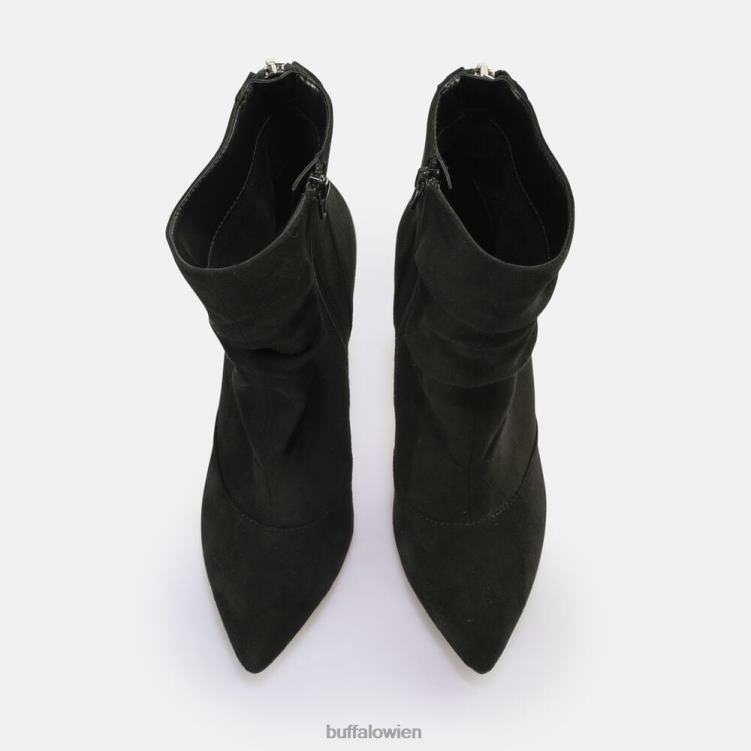 bei Buffalo Juliet Zip Ankleboot Stiefeletten vegan Schwarz 0FX48827 |Stiefel