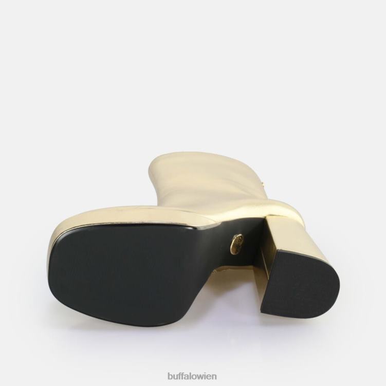 bei Buffalo May Zip Boot Mid Ankle Boot vegan Gold 0FX48534 |Stiefel