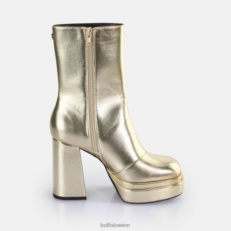 bei Buffalo May Zip Boot Mid Ankle Boot vegan Gold 0FX48534 |Stiefel