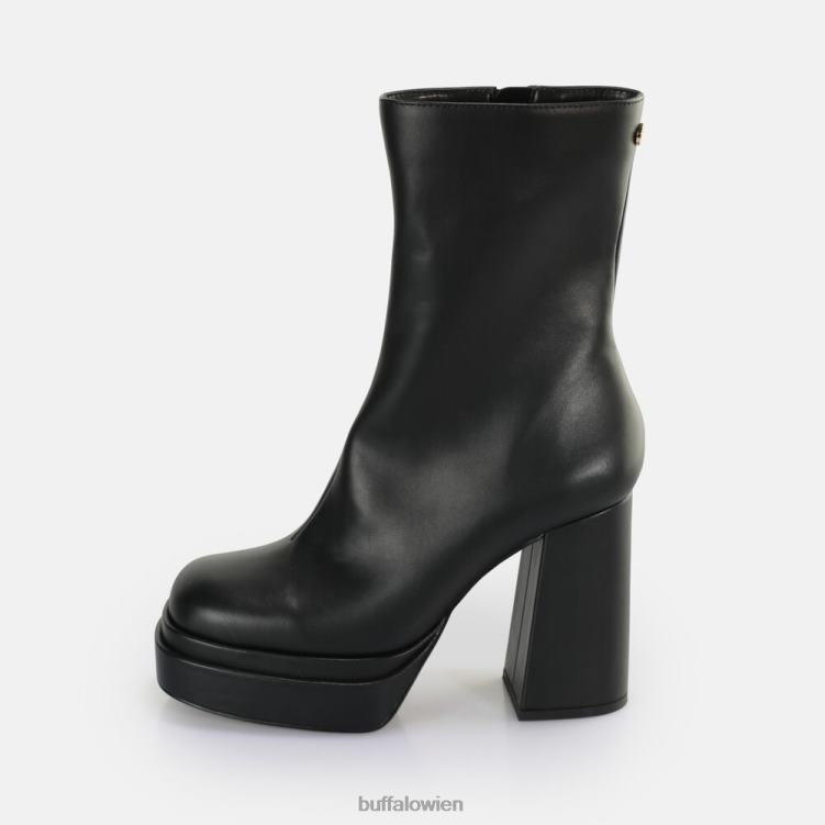 bei Buffalo May Zip Boot Mid Ankle Boot vegan Schwarz 0FX48533 |Stiefel