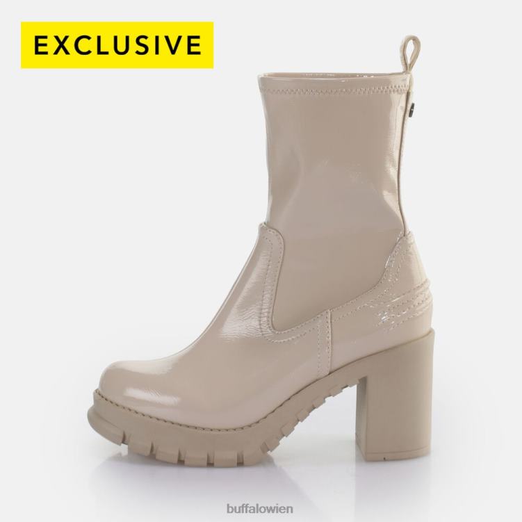 bei Buffalo Oslo Sock Boot Stiefeletten vegan Creme 0FX48518 |Stiefel