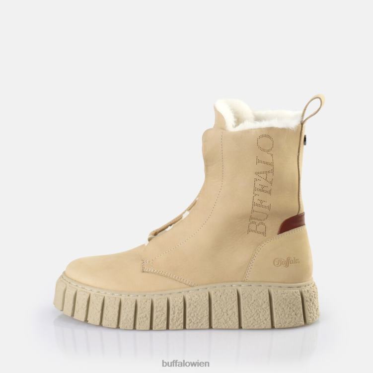bei Buffalo Rampa Schnür-Hi-Warm-Stiefelette Creme 0FX48466 |Stiefel