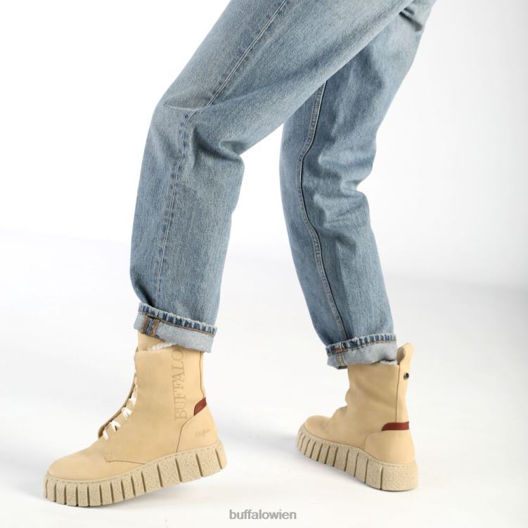 bei Buffalo Rampa Schnür-Hi-Warm-Stiefelette Creme 0FX48466 |Stiefel