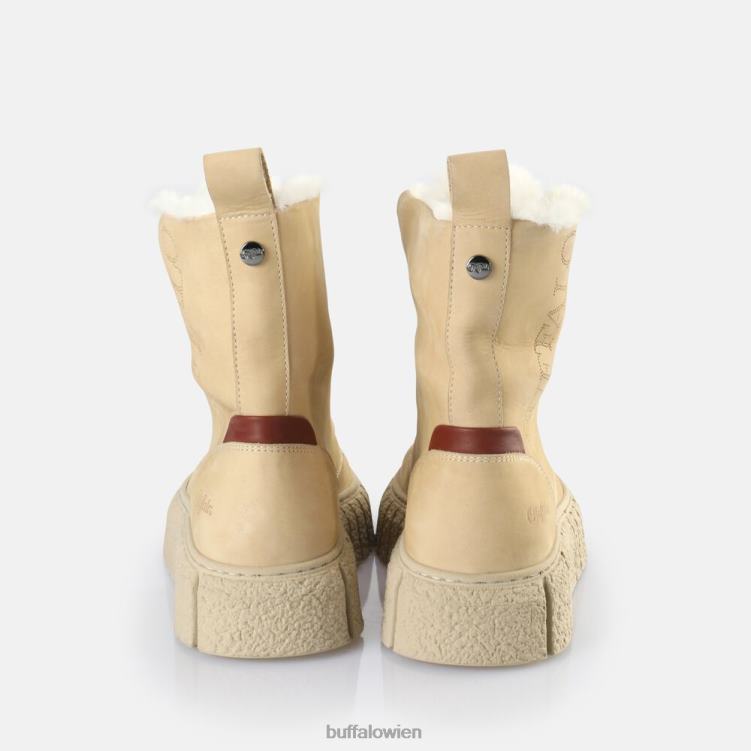 bei Buffalo Rampa Schnür-Hi-Warm-Stiefelette Creme 0FX48466 |Stiefel