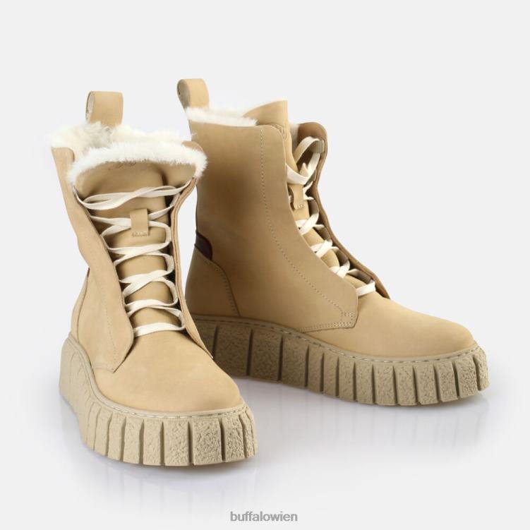 bei Buffalo Rampa Schnür-Hi-Warm-Stiefelette Creme 0FX48466 |Stiefel