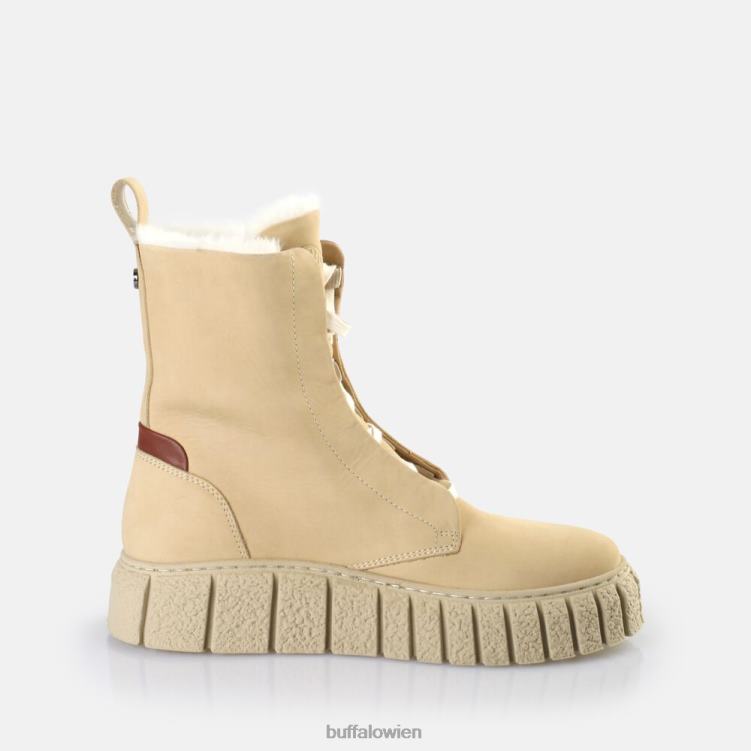 bei Buffalo Rampa Schnür-Hi-Warm-Stiefelette Creme 0FX48466 |Stiefel