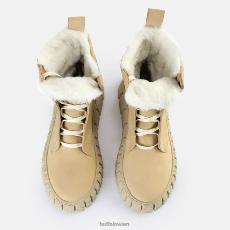 bei Buffalo Rampa Schnür-Hi-Warm-Stiefelette Creme 0FX48466 |Stiefel