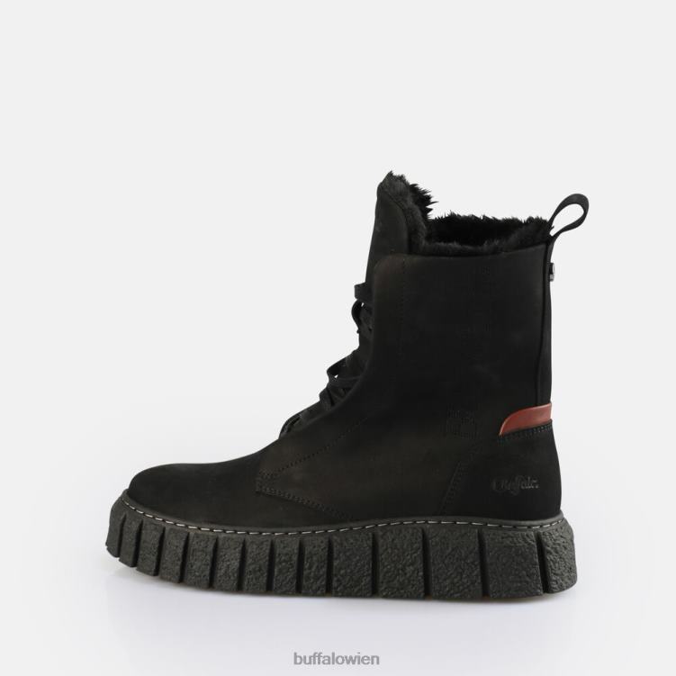 bei Buffalo Rampa Schnür-Hi-Warm-Stiefelette Schwarz 0FX48464 |Stiefel