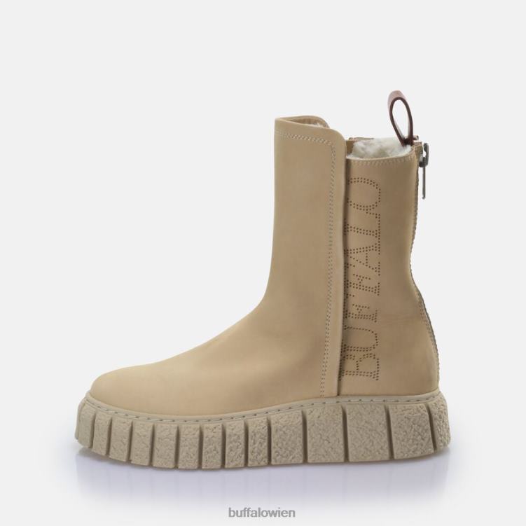 bei Buffalo Rampa Zip warme Stiefelette Creme 0FX48301 |Stiefel
