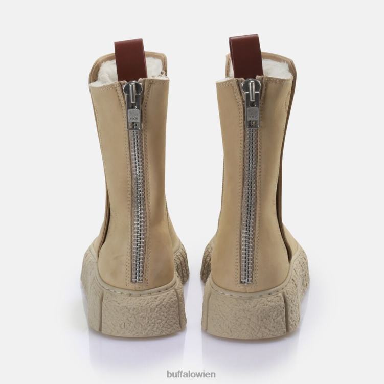 bei Buffalo Rampa Zip warme Stiefelette Creme 0FX48301 |Stiefel