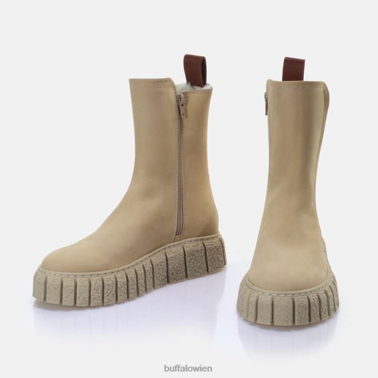 bei Buffalo Rampa Zip warme Stiefelette Creme 0FX48301 |Stiefel