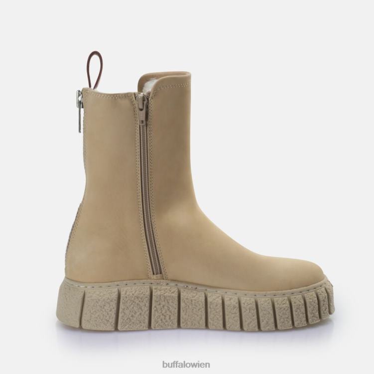 bei Buffalo Rampa Zip warme Stiefelette Creme 0FX48301 |Stiefel