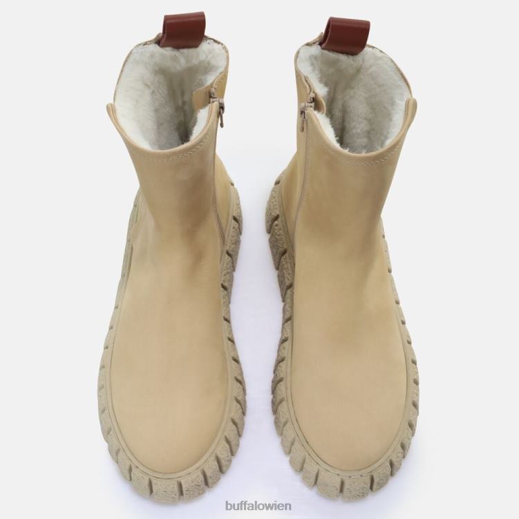 bei Buffalo Rampa Zip warme Stiefelette Creme 0FX48301 |Stiefel