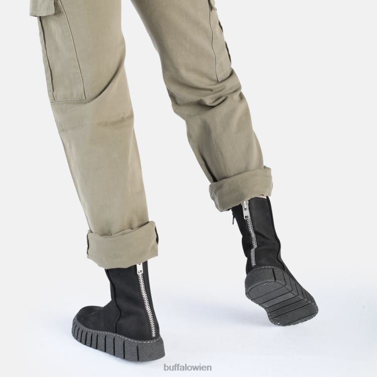 bei Buffalo Rampa Zip warme Stiefelette Schwarz 0FX48465 |Stiefel