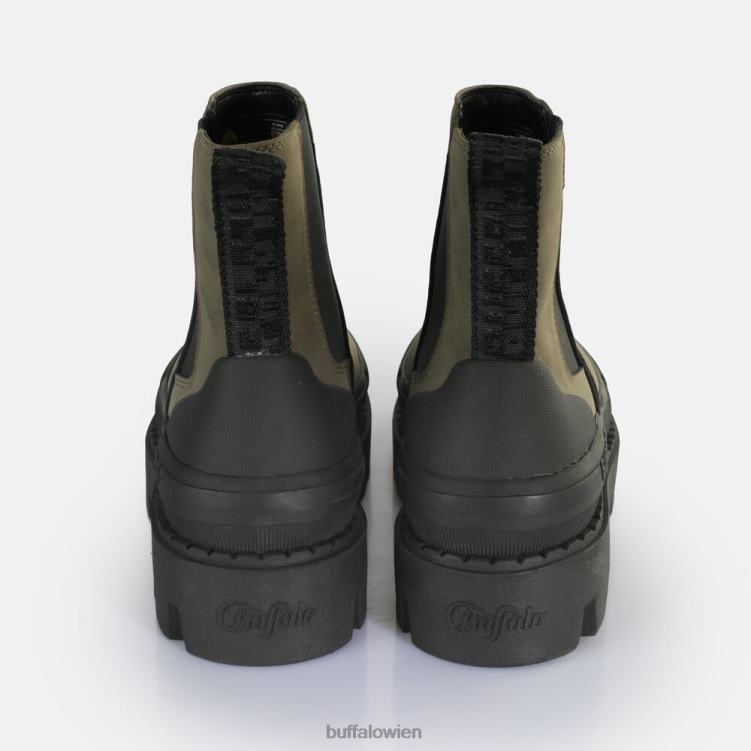 bei Buffalo Raven Chelsea vegane Stiefeletten Khaki/Schwarz 0FX48362 |Stiefel