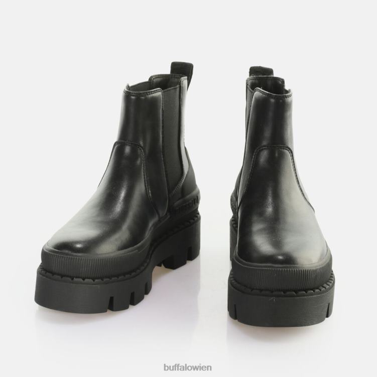 bei Buffalo Raven Chelsea vegane Stiefeletten Schwarz 0FX48571 |Stiefel