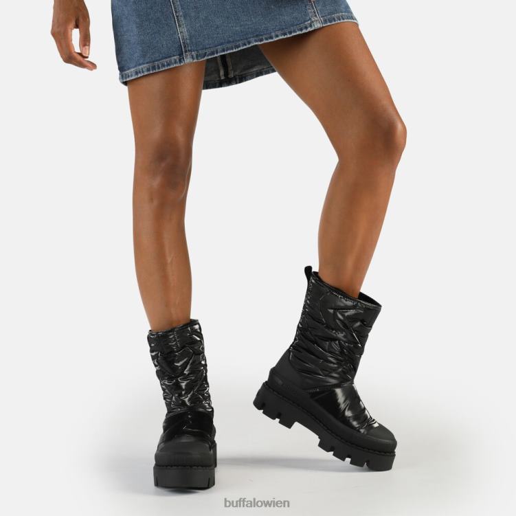 bei Buffalo Raven Schneestiefel-Stiefelette vegan Schwarz 0FX48303 |Stiefel