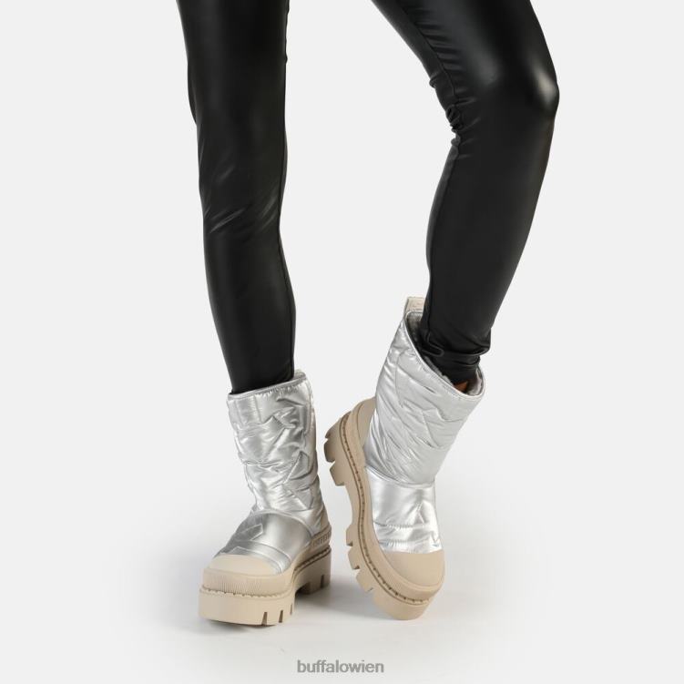 bei Buffalo Raven Snow Boot Stiefeletten vegan Silber 0FX48476 |Stiefel